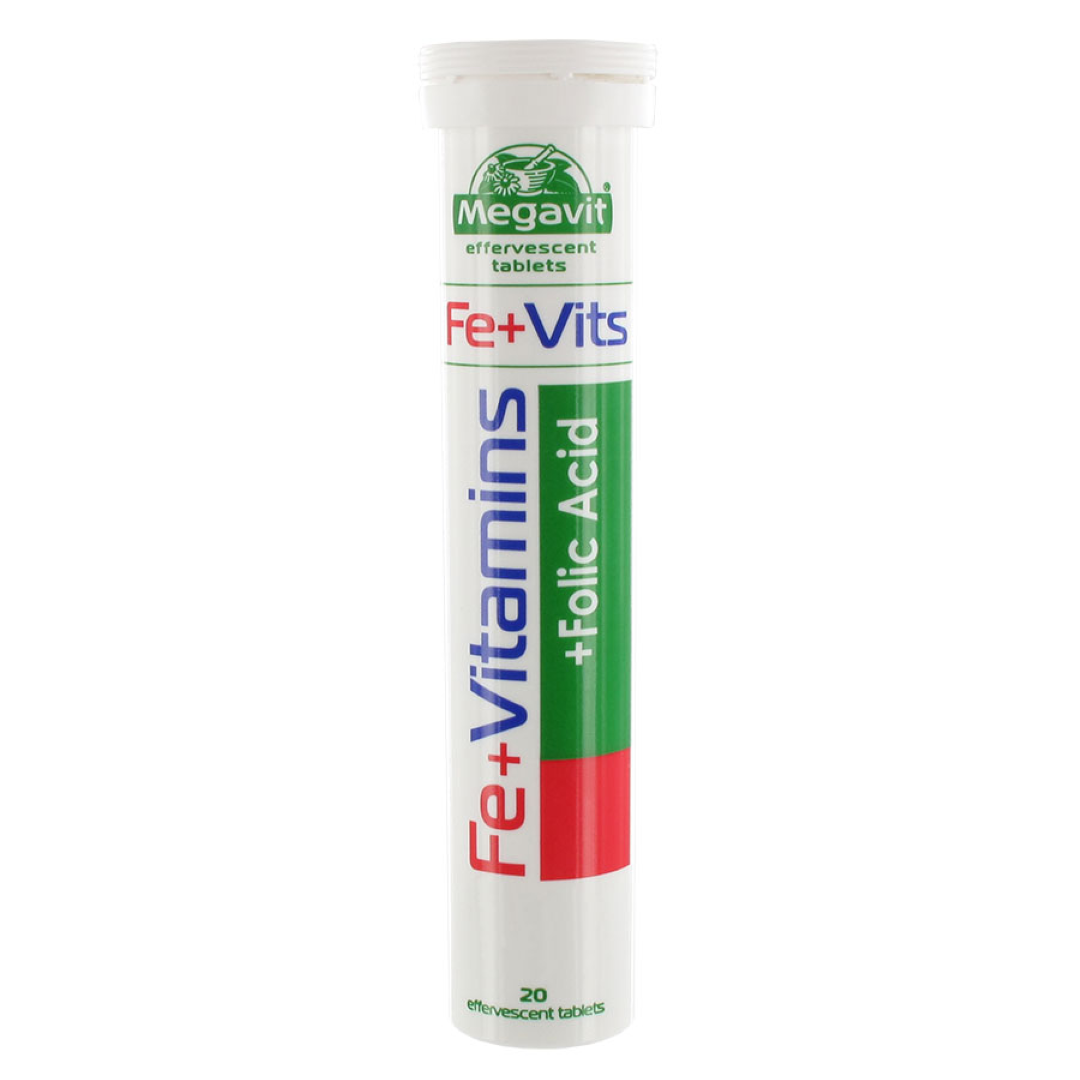 MEGAVIT FE + VITAMIN 20EFF TABS